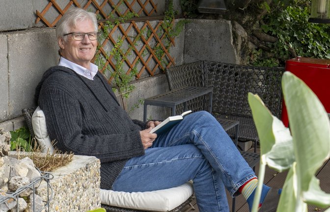 Stefan Kunze kann jetzt auch mal in Ruhe ein Buch zur Hand nehmen.<span class='image-autor'>Foto: /Jürgen Bach</span>