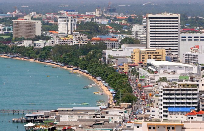 Im Urlaubsort Pattaya an der östlichen Golfküste Thailands verbringen zahlreiche deutsche Männer ihren Ruhestand.<span class='image-autor'>Foto: dpa/Barbara Walton</span>