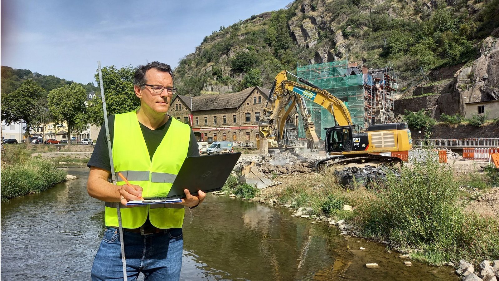 Jörn Birkmann von der Uni Stuttgart begleitet den Wiederaufbau im Ahrtal wissenschaftlich.Foto: privat Jörn Birkmann von der Uni Stuttgart begleitet den Wiederaufbau im Ahrtal wissenschaftlich.Foto: privat