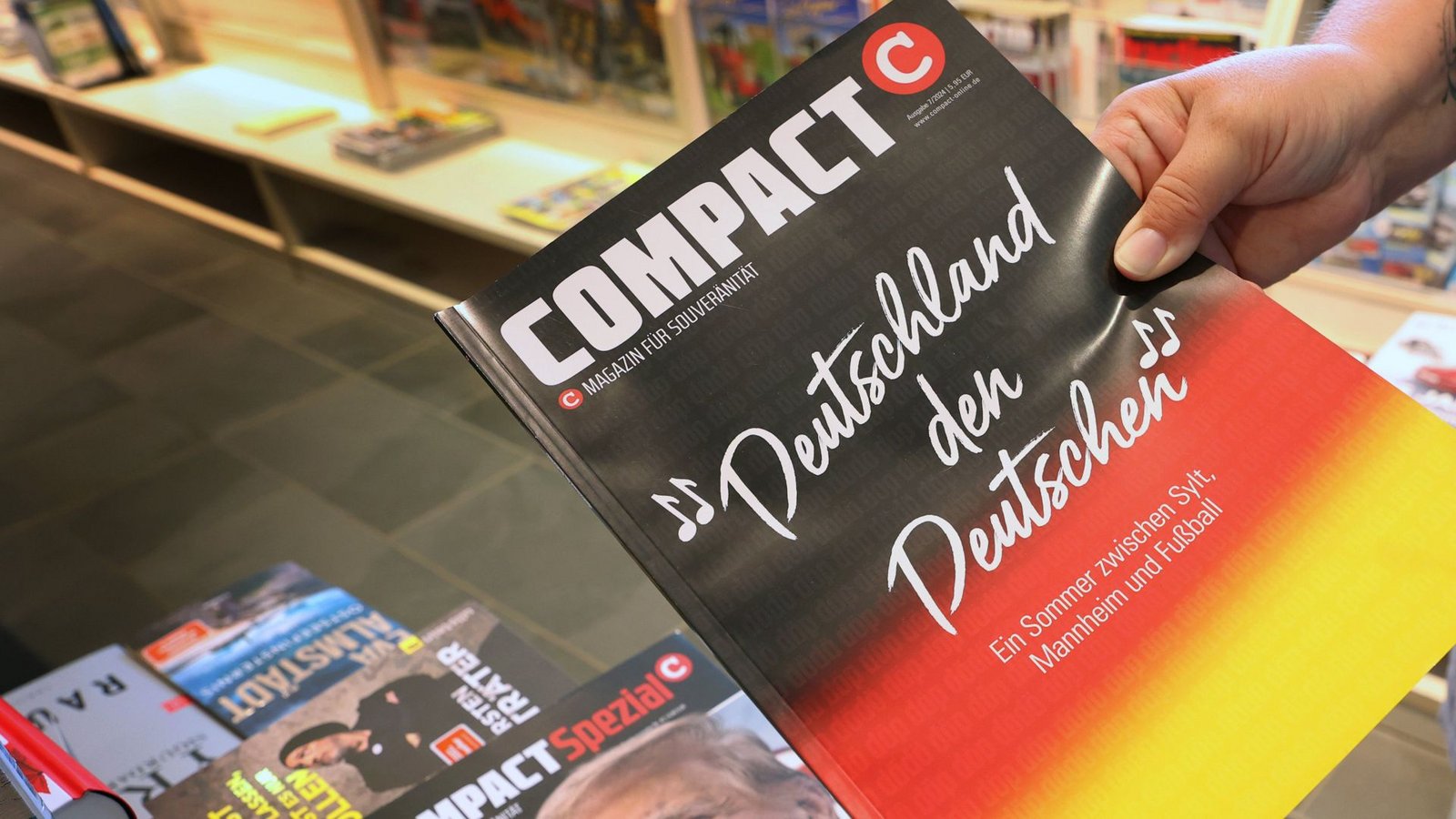 Das Magazin „Compact“ sei ein zentrales Sprachrohr der rechtsextremistischen Szene, begründet Bundesinnenministerin Faeser das Verbot.Foto: dpa/Karl-Josef Hildenbrand Das Magazin „Compact“ sei ein zentrales Sprachrohr der rechtsextremistischen Szene, begründet Bundesinnenministerin Faeser das Verbot.Foto: dpa/Karl-Josef Hildenbrand
