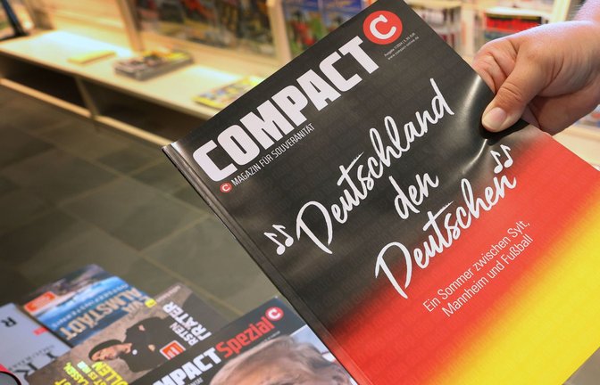 Das Magazin „Compact“ sei ein zentrales Sprachrohr der rechtsextremistischen Szene, begründet Bundesinnenministerin Faeser das Verbot.<span class='image-autor'>Foto: dpa/Karl-Josef Hildenbrand</span>