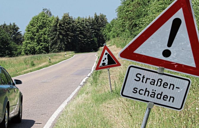 Die marode Holperpiste zwischen Gündelbach und Schützingen steht jetzt wieder auf der Sanierungsliste des Landes. Foto: Bögel
