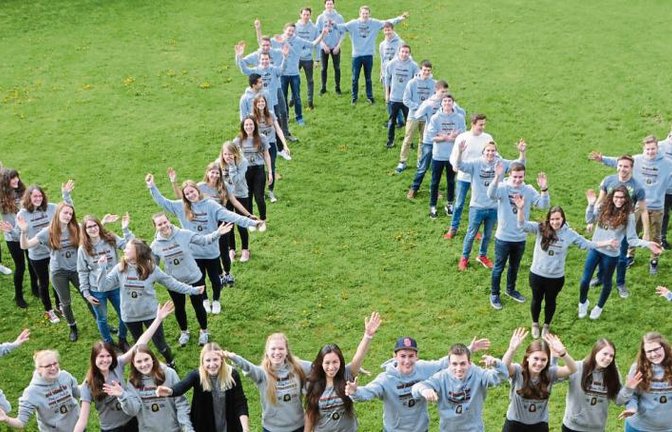 Diese Schüler des Lichtenstern-Gymnasiums haben das Abitur bestanden. Bild: Rommel