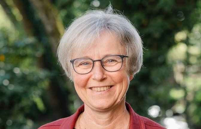 Sabine Salzmann referiert in Vaihingen zu Stress, Belastung und Auswegen. <span class='image-autor'>Foto: Futter</span>