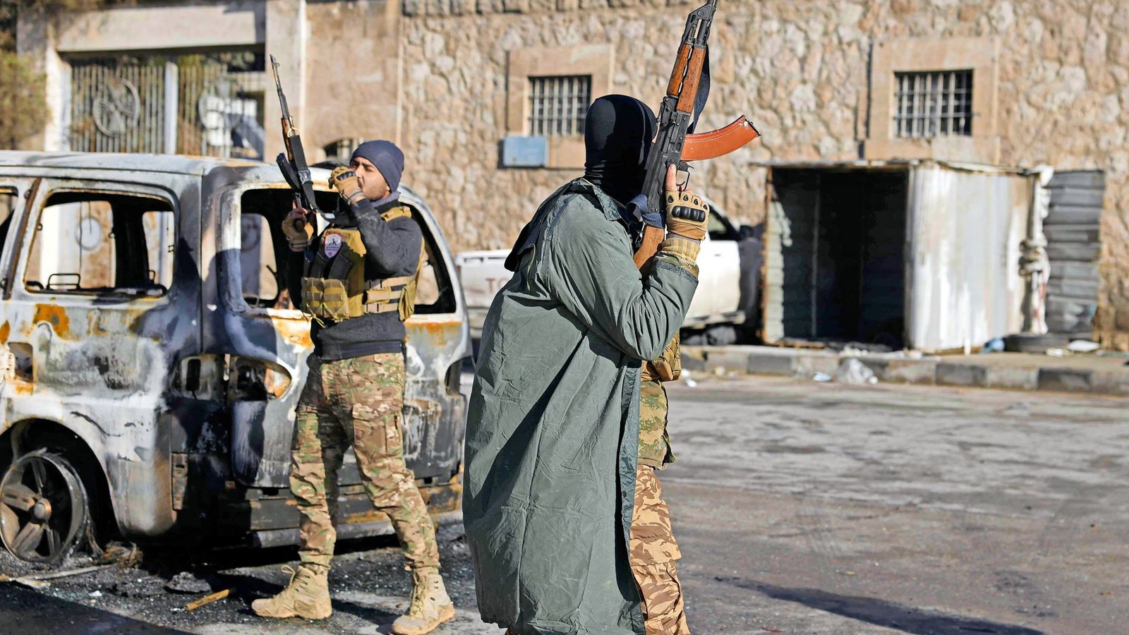 Regierungstruppen hatten sich in Aleppo Gefechte  mit der SDF-Miliz geliefert.Foto: AFP/Bakr Alkasem