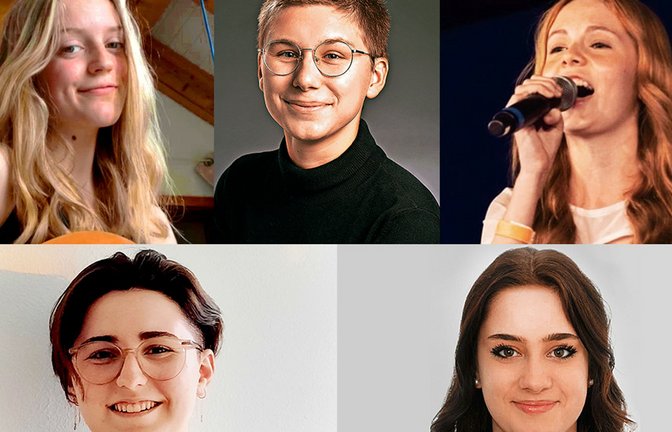 Emma, Svenja, Amelie, Antonia und Jil (von links oben im Uhrzeigersinn) haben am Landesschülerwettbewerb teilgenommen und einen Förderpreis gewonnen.<span class='image-autor'>Foto: &nbsp;</span>