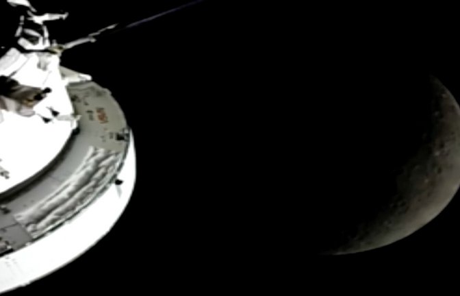 Die Astronauten sind dem Mond nahe gekommen.<span class='image-autor'>Foto: Uncredited/NASA/dpa</span>