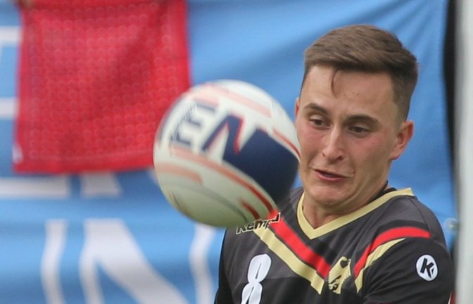 Während Angreifer Jakob Mahn und Abwehrspieler Tobias Maurer jeweils richtig gut im Spiel waren, liefen die Vorrundenpartien an Jacob Jungclaussen (Foto) etwas vorbei. Der Kapitän der deutschen U-21-Nationalmannschaft wurde kaum angespielt. <span class='image-autor'>Fotos: Nachreiner</span>