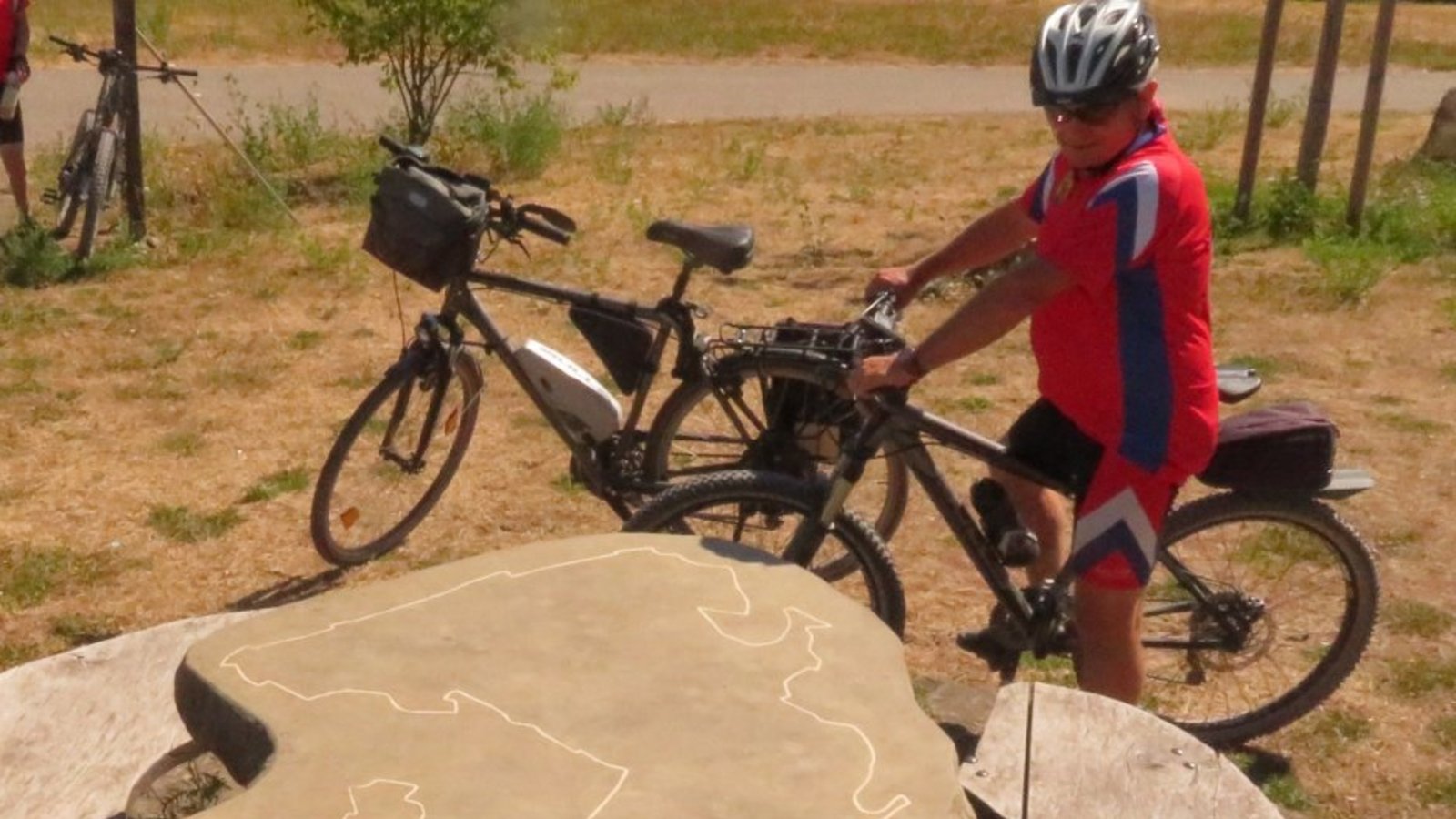 Erinnerung an der Flurbereinigung bei Schützingen.