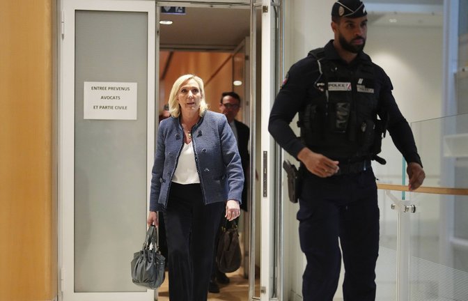 Marine Le Pen – das Urteil trifft die Politikerin hart.<span class='image-autor'>Foto: AP/Thibault Camus</span>