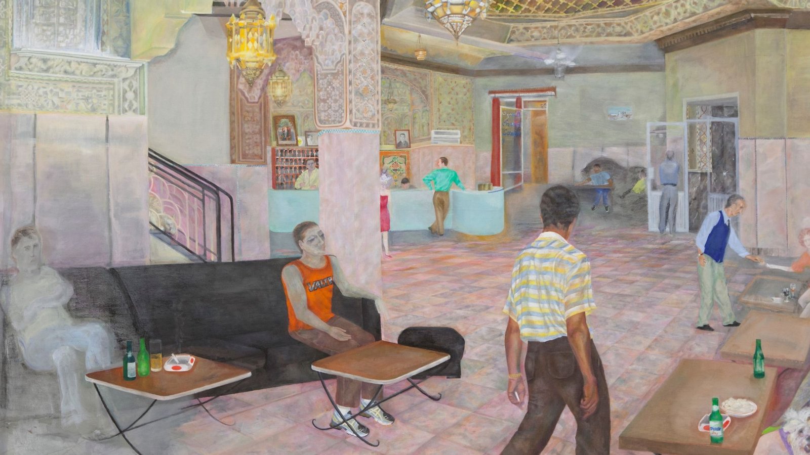 Auf ein Bier in der Lobby: Katharina Wulffs  „Grand Hotel Tazi“, 2016Foto: Katharina Wulff