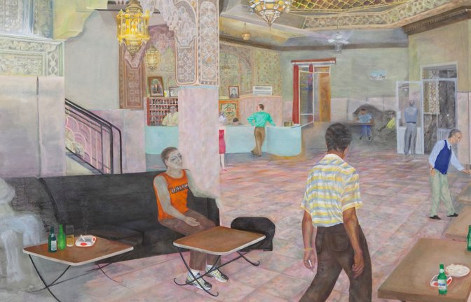 Auf ein Bier in der Lobby: Katharina Wulffs  „Grand Hotel Tazi“, 2016<span class='image-autor'>Foto: Katharina Wulff</span>