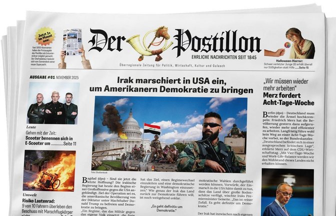 Darauf haben viele gewartet: der Postillon kommt an die Kioske.<span class='image-autor'>Foto: privat</span>