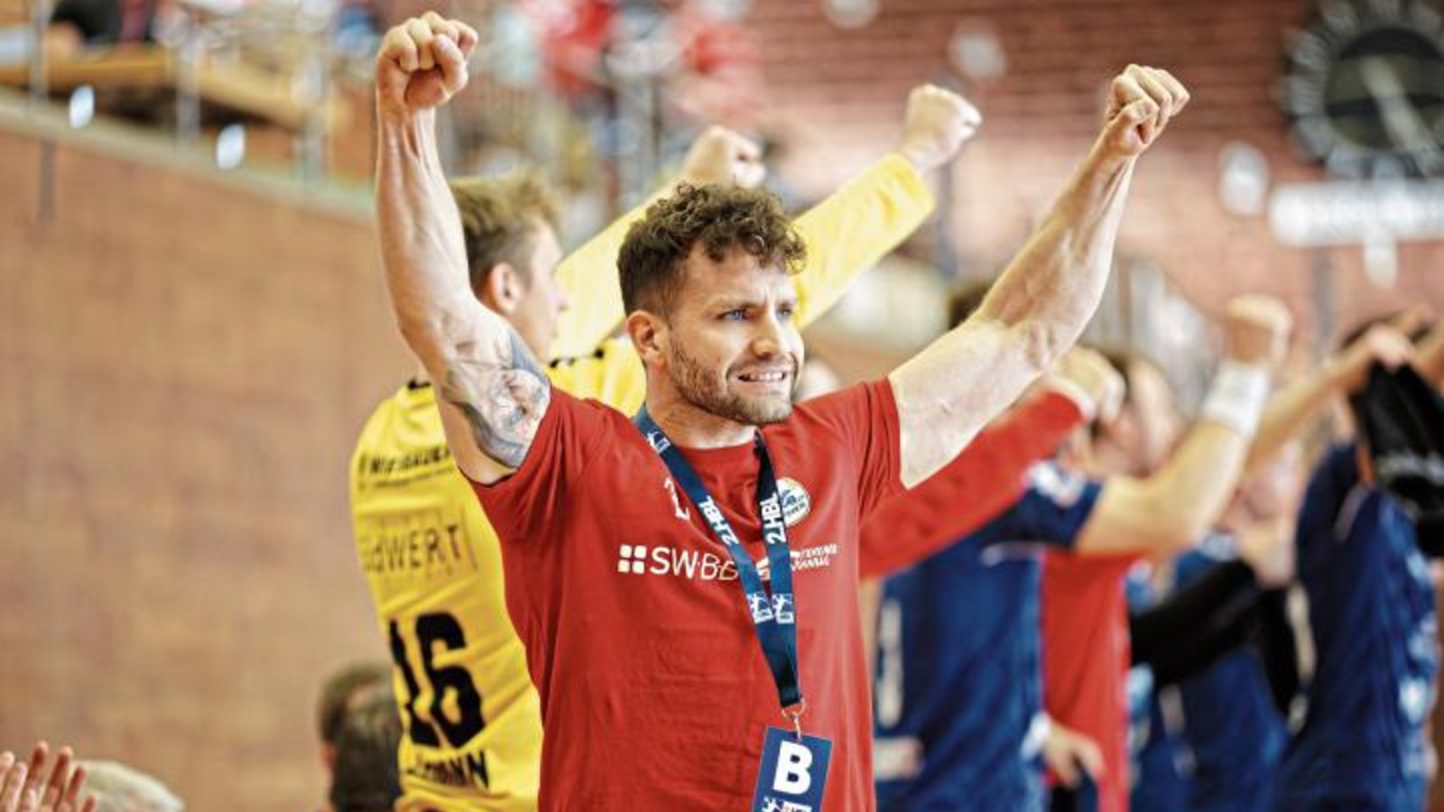 Mit Brian Ankersen als Interimstrainer ist der Erfolg zu den Männern der SG BBM Bietigheim in der 2. Bundesliga zurückgekehrt. Foto: Baumann Mit Brian Ankersen als Interimstrainer ist der Erfolg zu den Männern der SG BBM Bietigheim in der 2. Bundesliga zurückgekehrt. Foto: Baumann
