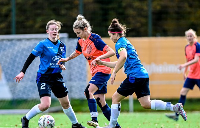 Amelie Schmid (Mitte) möchte mit der SGM in der Bezirksliga angreifen. <span class='image-autor'>Foto: Krause</span>