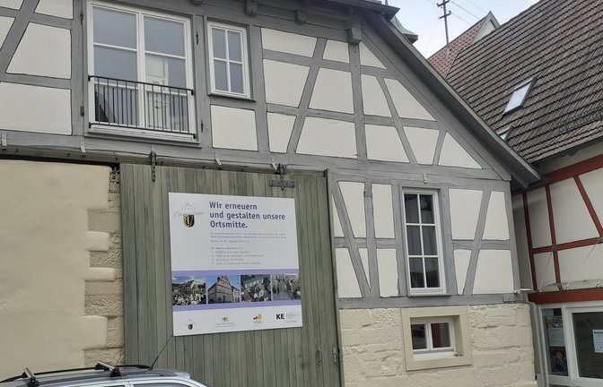 Die historische Kelter in der Oberen Gasse in Oberriexingen wird bis Ende 2023 umfangreich modernisiert. Foto: Glemser<span class='image-autor'>Foto: Glemser</span>