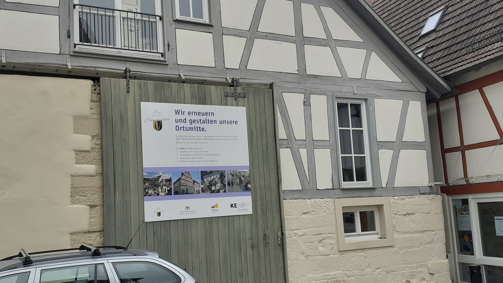 Die historische Kelter in der Oberen Gasse in Oberriexingen wird bis Ende 2023 umfangreich modernisiert. Foto: GlemserFoto: Glemser
