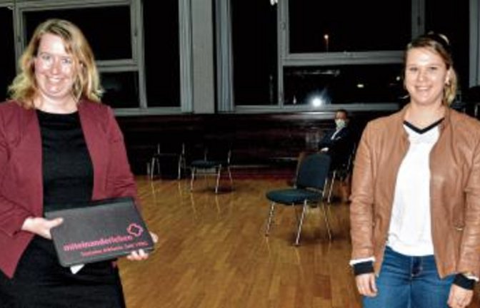 Maren Bieberich (links) und Anna-Sophie Schär.  Foto: Stahlfeld