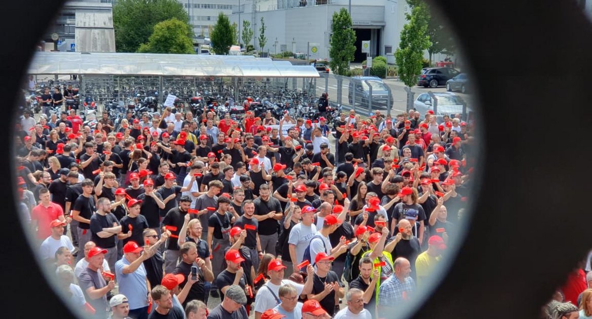 Proteste bei Audi in Neckarsulm: Werden sie auch in Wolfsburg und Hannover gehört?