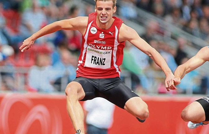 Auch wenn der Traum von Olympia 2016 geplatzt ist, gehört Felix Franz zu den besten Hürdenläufern Deutschlands. Fotos: Görlitz