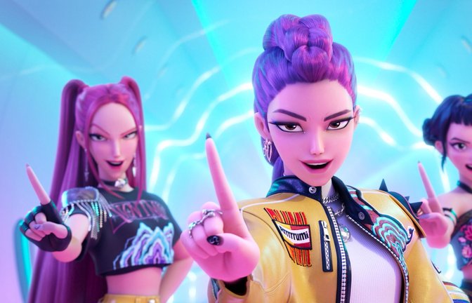 Die Band Huntrix im Animationsfilm "KPop Demon Hunters". (Netflix-Handout)<span class='image-autor'>Foto: -/©2025 Netflix/dpa</span>