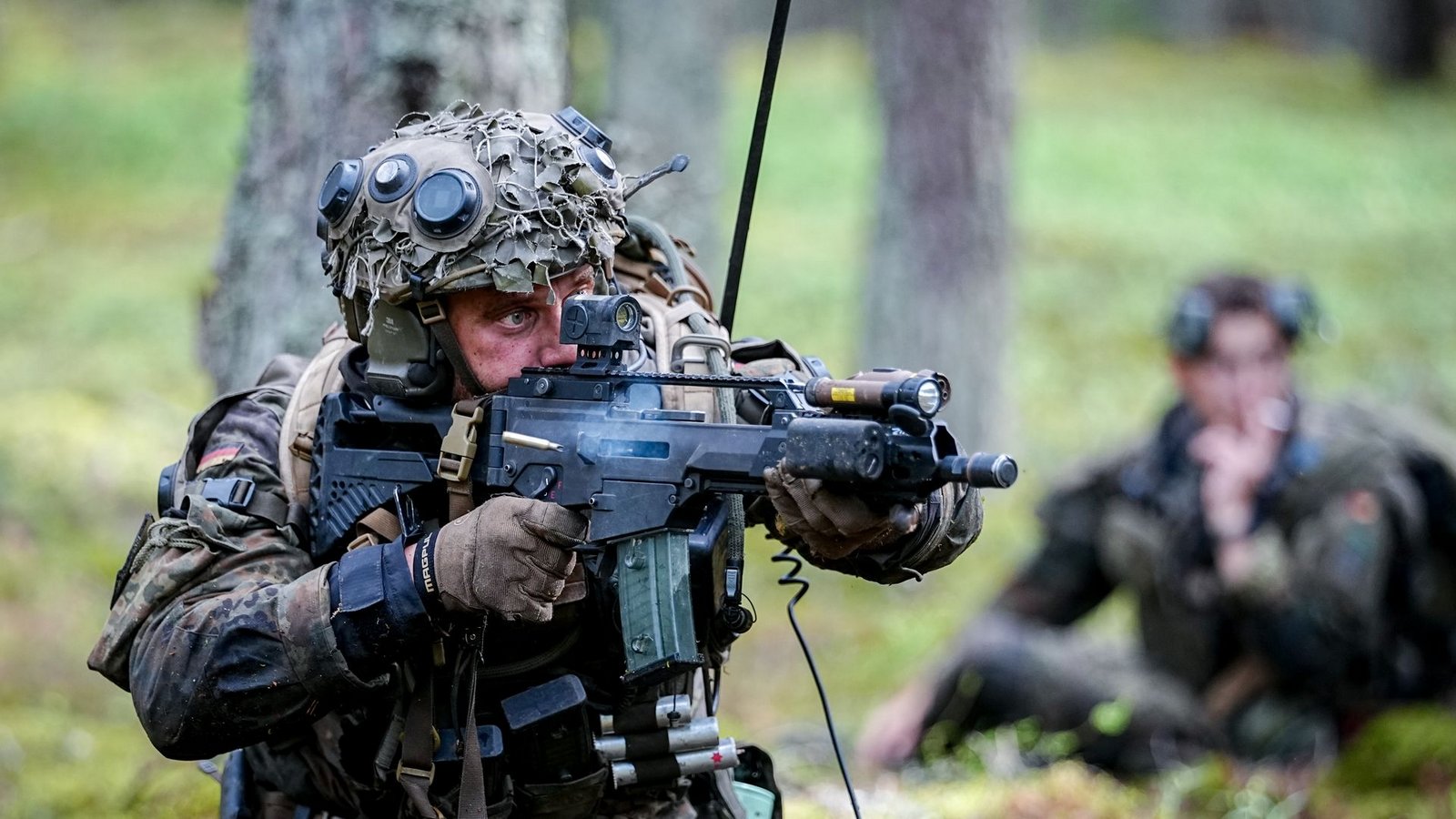 Die Bundeswehr will in Litauen mit regelmäßigen Manövern Präsenz an der Nato-Flanke zeigen.Foto: Kay Nietfeld/dpa Die Bundeswehr will in Litauen mit regelmäßigen Manövern Präsenz an der Nato-Flanke zeigen.Foto: Kay Nietfeld/dpa