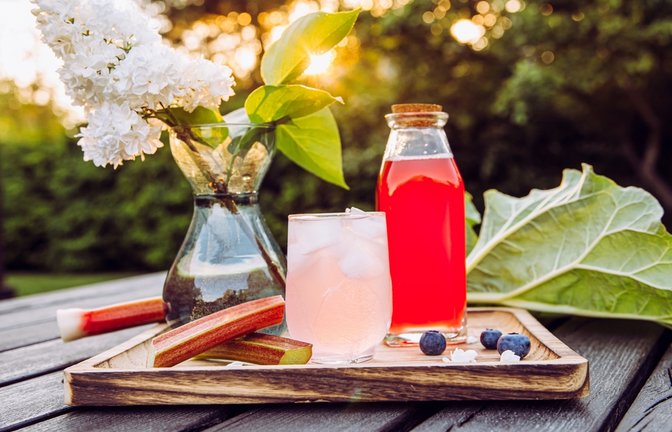Perfekt, um eine Sommerschorle zu machen: Rhabarbersirup.<span class='image-autor'>Foto: FotoHelin / shutterstock.com</span>