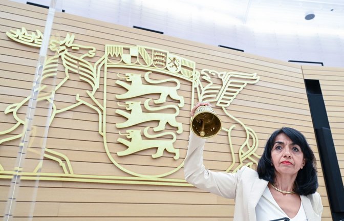 Landtagspräsidentin Muhterem Aras ist wegen ihres Umgangs mit der Hakenkreuz-Affäre ebenfalls in der Kritik.<span class='image-autor'>Foto: Bernd Weißbrod/dpa</span>