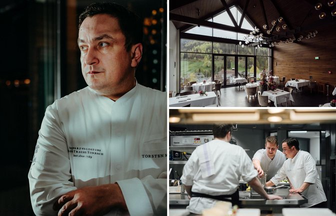 Torsten Michel, Küchenchef der Schwarzwaldstube in Baiersbronn.<span class='image-autor'>Foto: Bernhard Kahrmann</span>