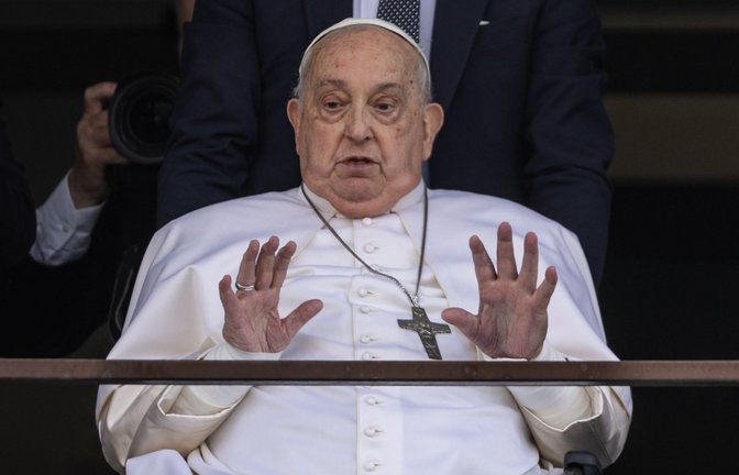 Papst Franziskus ist im Alter von 88 Jahren gestorben.<span class='image-autor'>Foto: dpa/Oliver Weiken</span>