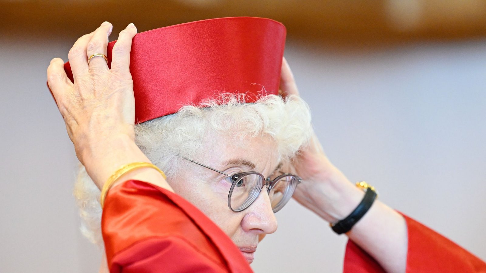 Doris König, Vorsitzende des Zweiten Senats.Foto: dpa/Uwe Anspach Doris König, Vorsitzende des Zweiten Senats.Foto: dpa/Uwe Anspach