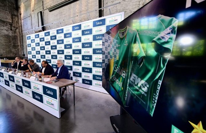 Frisch Auf Göppingen präsentiert in den Räumen des neuen Hauptsponsors Salvia Gebäudetechnik seine strategische Ausrichtung.<span class='image-autor'>Giacinto Carlucci / NWZ</span>