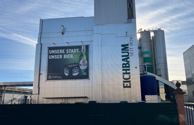 Außenansicht der Privatbrauerei Eichbaum. Das Getränkeunternehmen wurde nach eigenen Angaben 1679 gegründet und stellt neben Bier auch Limoaden und Spirituosen her.<span class='image-autor'>Wolfgang Jung/dpa</span>