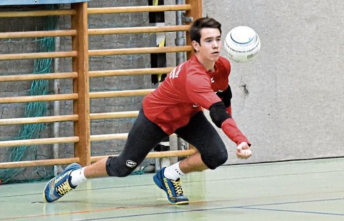 Andreas Knodel kämpft mit der U 18 des TV Vaihingen heute in der Halle am Alten Postweg um eines von nur zwei Tickets für die DM in Dennach. Foto: Leitner