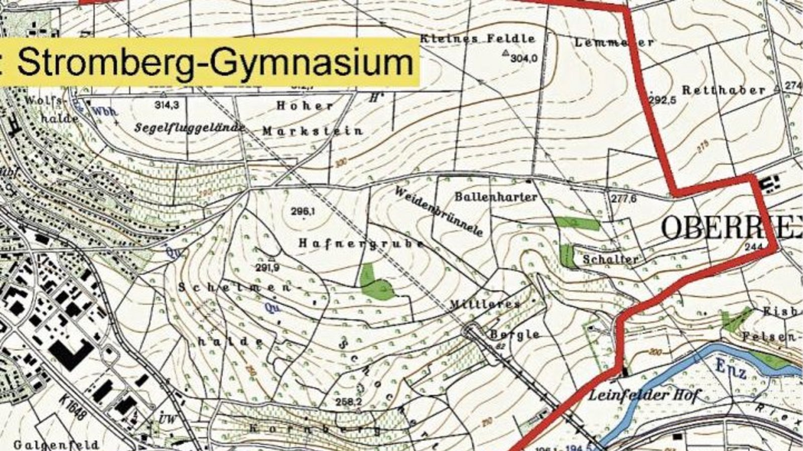 Die Wanderstrecke bei der S-VKZ-Tour 2018.