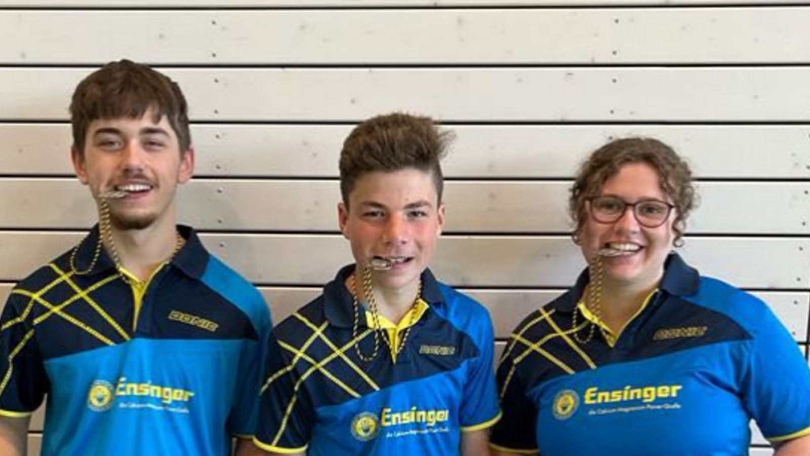 Elyesa Ekinci, Tim Bosch und Lara Häußermann sind Zweite im Pokal der U 18. Foto: privat