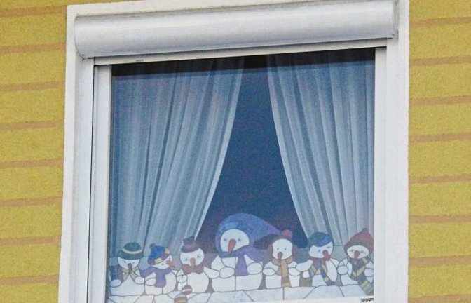 Wo wohnt eigentlich Familie Schneemann? Ganz klar, hier in Illingen.  Foto: Rostek