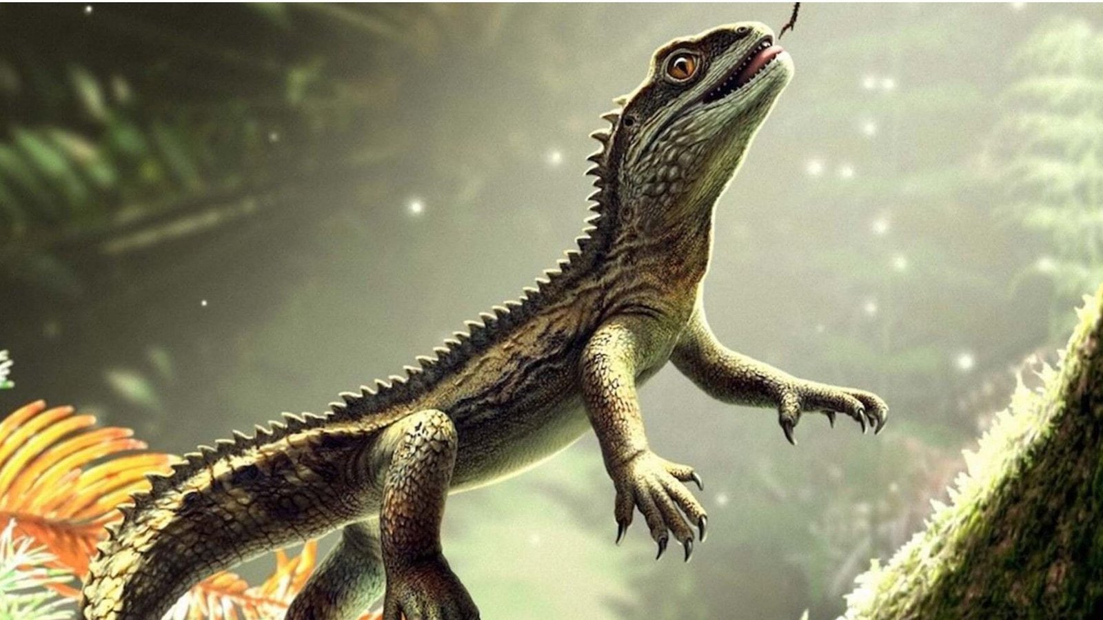 Der Eidechsen-Vorfahre lebte demnach im Mittleren Trias und war so klein, dass sein ganzer Körper auf eine menschliche Handfläche gepasst hätte.Foto: © Bob Nicholls/Nature Der Eidechsen-Vorfahre lebte demnach im Mittleren Trias und war so klein, dass sein ganzer Körper auf eine menschliche Handfläche gepasst hätte.Foto: © Bob Nicholls/Nature