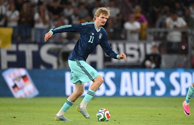 Nick Woltemade beim 4:0 gegen Finnland im Mai 2026.<span class='image-autor'>Foto: IMAGO / Sven Simon</span>