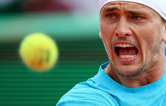 Alexander Zverev steht in Monte-Carlo im Viertelfinale.<span class='image-autor'>Foto: Valery Hache/AFP/dpa</span>