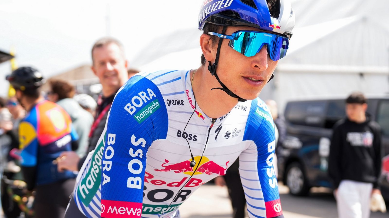 Florian Lipowitz hat die Baskenland-Rundfahrt auf Platz zwei beendet. (Archivbild)Foto: Nicolás Carvalho Ochoa/dpa