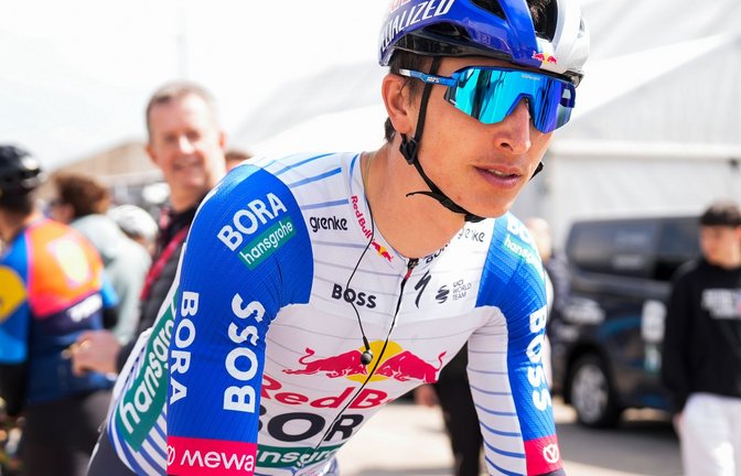Florian Lipowitz hat die Baskenland-Rundfahrt auf Platz zwei beendet. (Archivbild)<span class='image-autor'>Foto: Nicolás Carvalho Ochoa/dpa</span>