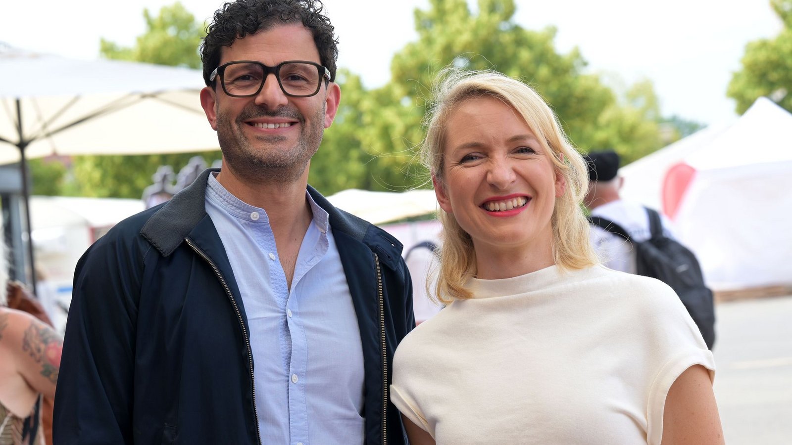 Luigi Pantisano will künftig mit Ines Schwerdtner die Linken-Doppelspitze bilden.Foto: Michael Bahlo/dpa