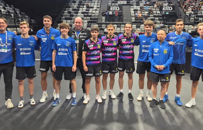 Lieferten sich ein starkes Match: Die Spieler aus Bietigheim-Bissingen und Saarbrücken. <span class='image-autor'>Foto: privat</span>