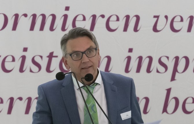 Zurück im Ländle: Tom Erben bei der Eröffnung der Stuttgarter Buchwochen.  <span class='image-autor'>Foto: Kleinbach</span>
