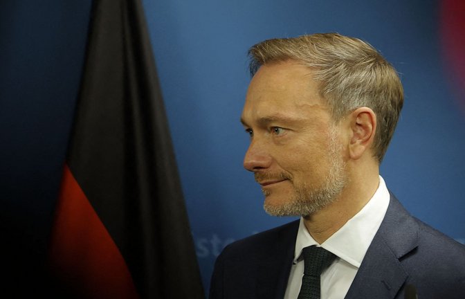 Christian Lindner kündigt einen Nachtragshaushalt an.<span class='image-autor'>Foto: AFP/ODD ANDERSEN</span>