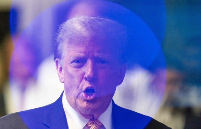 Donald Trump nahm Bidens Herausforderung am Mittwoch an.<span class='image-autor'>Foto: AFP/JUSTIN LANE</span>