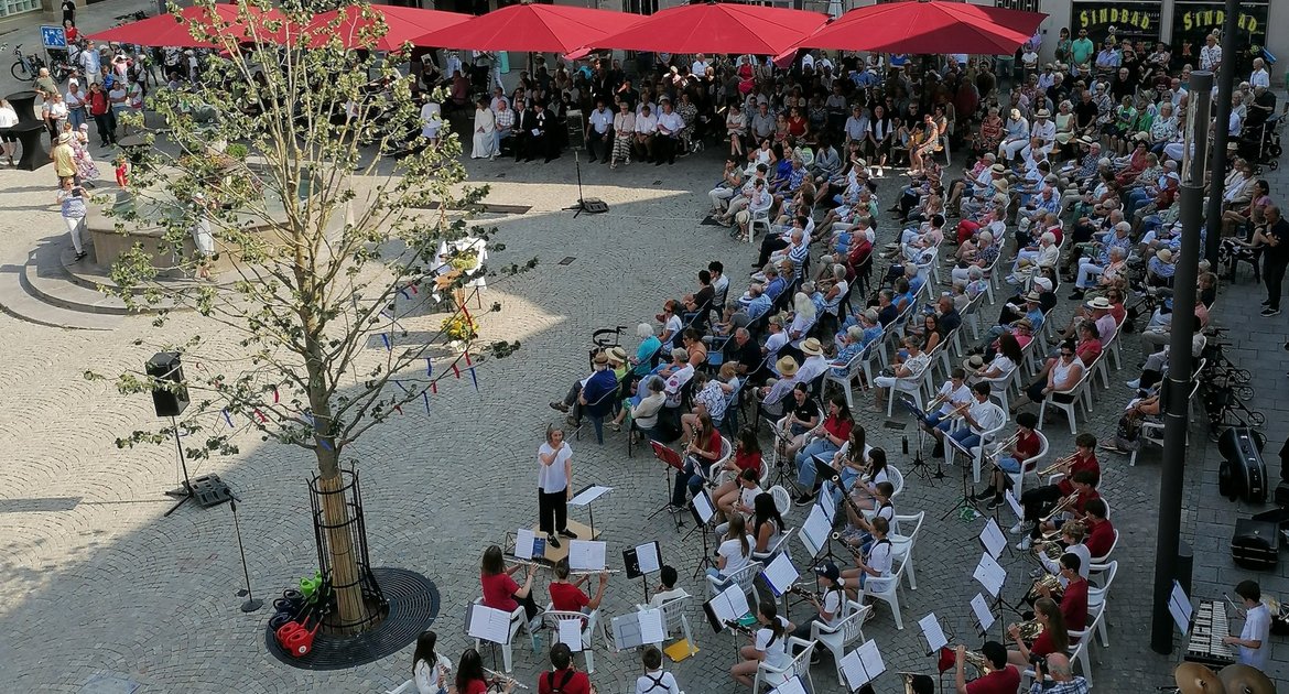 Vaihingen Einweihung Marktplatz Umgestaltung