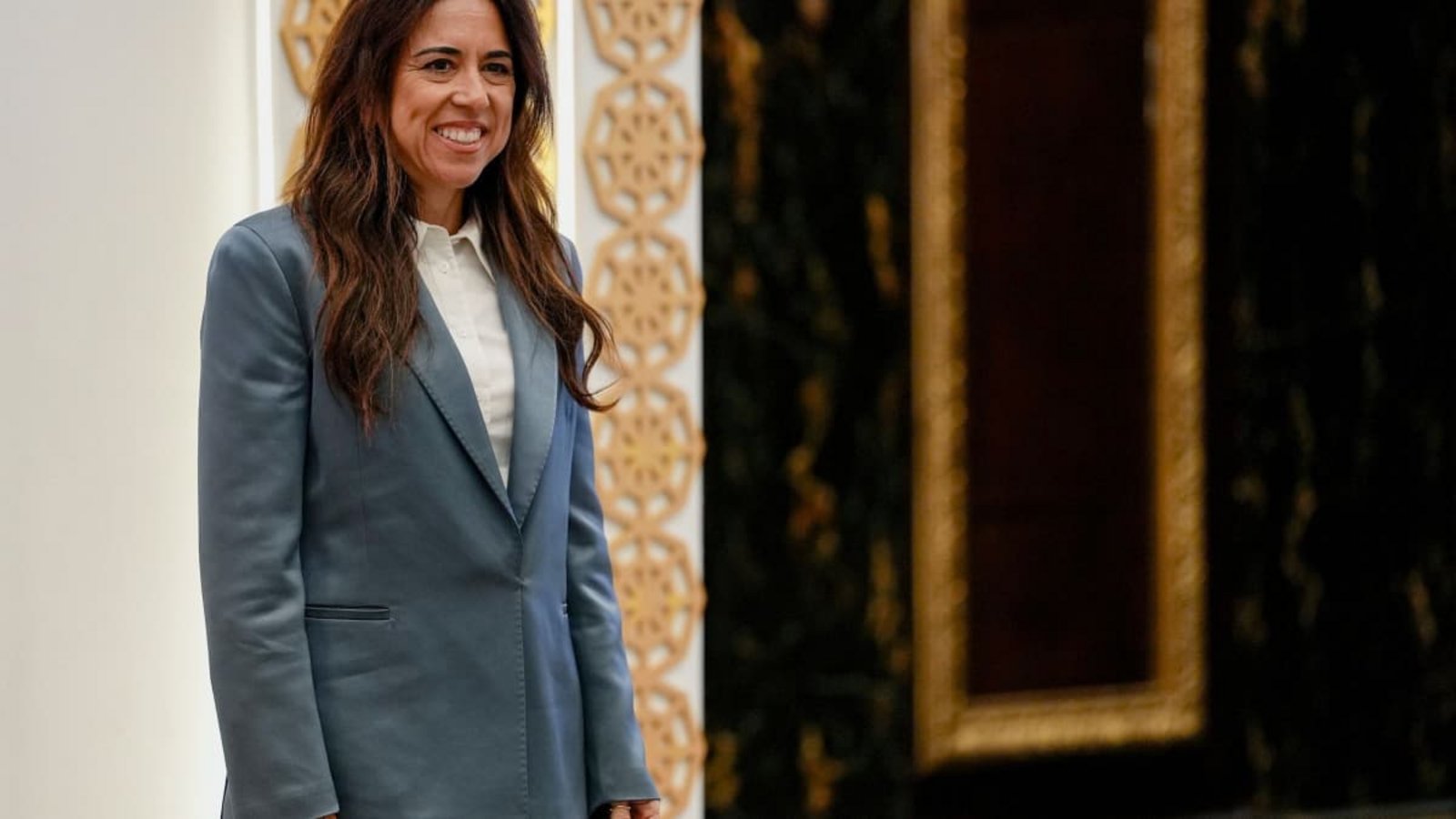 Lana Nusseibeh, Staatsministerin im Außenministerium der Vereinigten Arabischen Emirate. Im Rennen um die Nachfolge von UN-Generalsekretär António Guterres gibt es eine neue Kandidatin.Eric Lee/Pool Reuters via AP/dpa Lana Nusseibeh, Staatsministerin im Außenministerium der Vereinigten Arabischen Emirate. Im Rennen um die Nachfolge von UN-Generalsekretär António Guterres gibt es eine neue Kandidatin.Eric Lee/Pool Reuters via AP/dpa