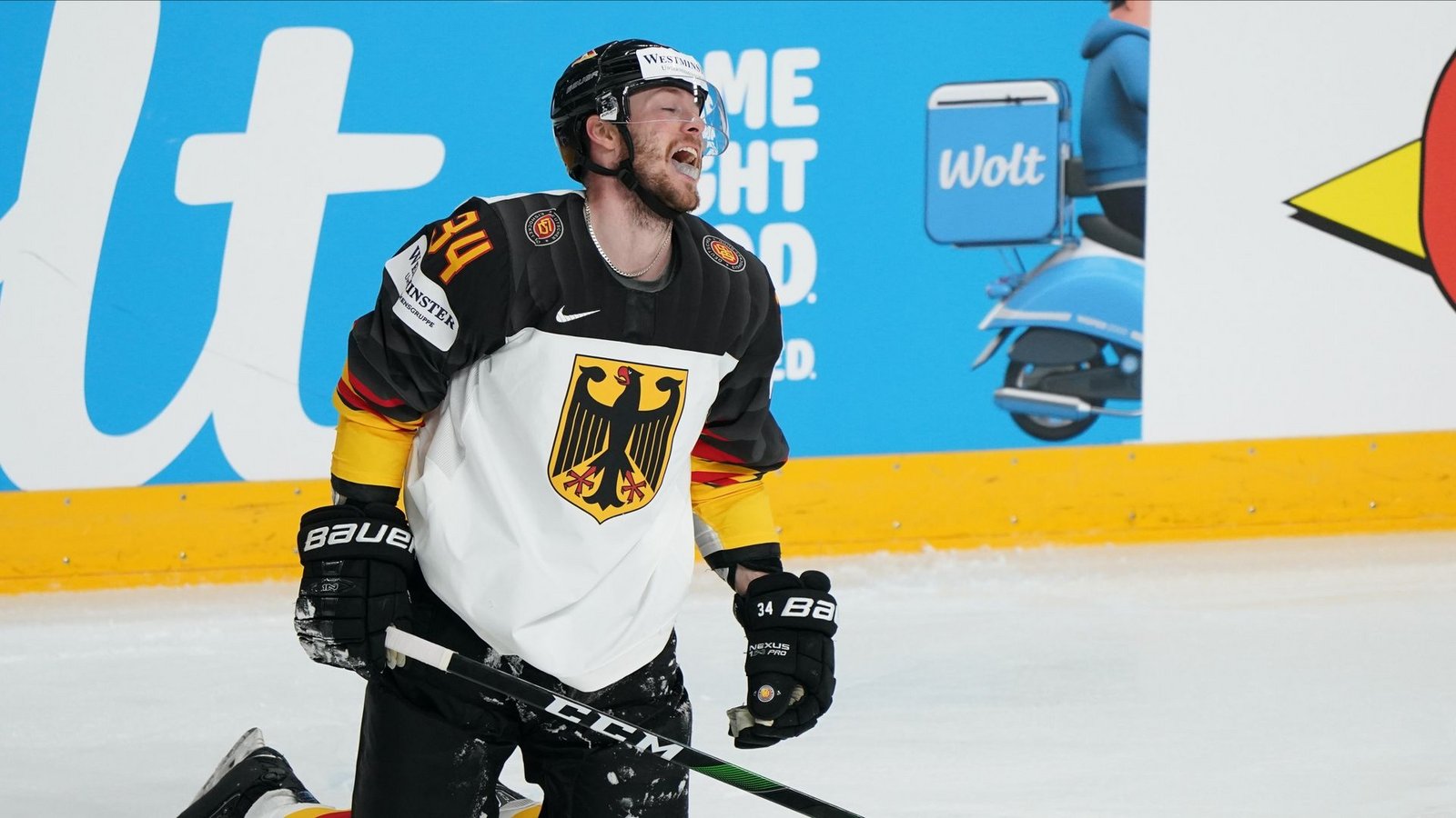 Tom Kühnhackl wird nicht an der Eishockey-WM teilnehmen.Foto: Roman Koksarov/dpa